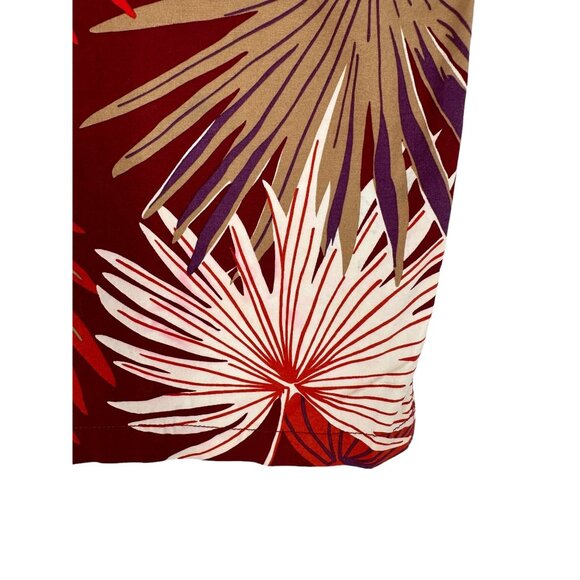 Gap Vintage Skirt Womens Size 10 Floral Tropical 90s Retro Cotton Side Zip‎ - Picture 7 of 7